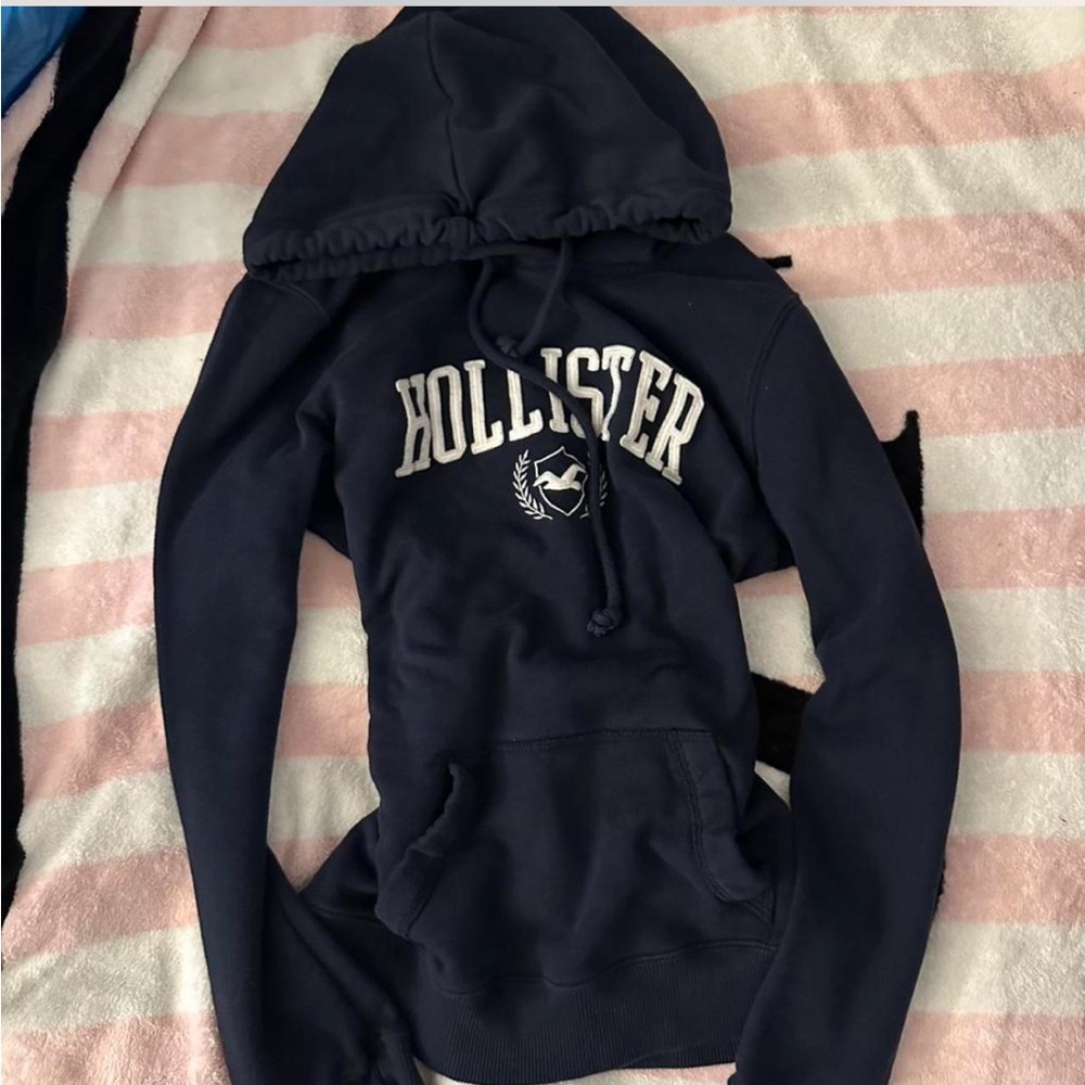 Hollister Dark Blue Pullover Hoodie